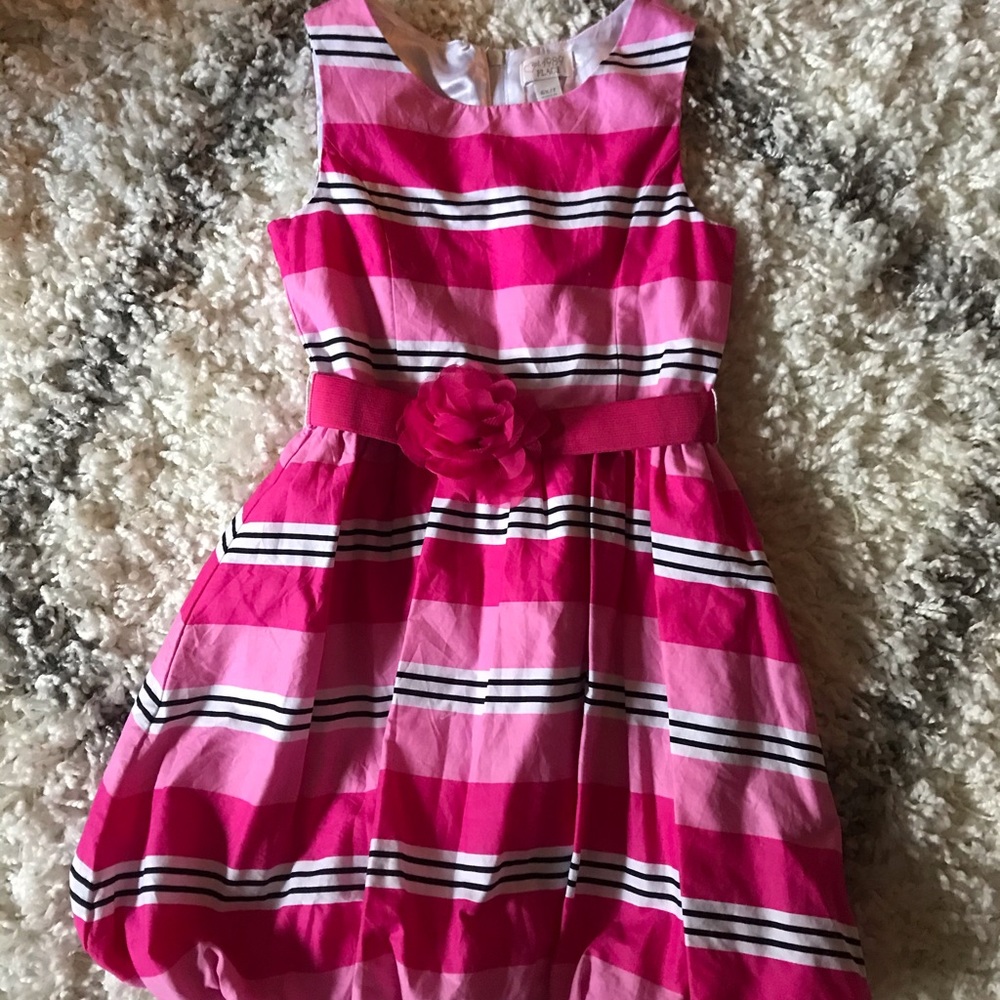 Children’s place pink striped dress
